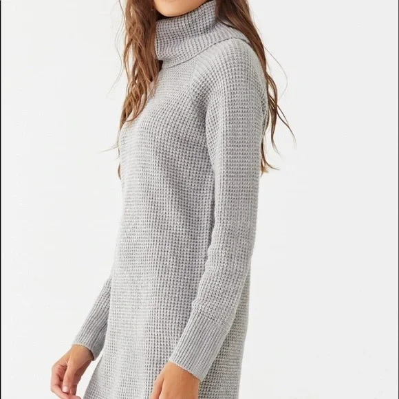 Forever 21 | Sweaters | Forever 2 Grey Sweater Dress | Poshmark